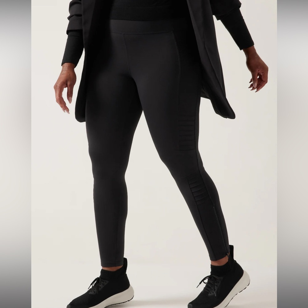 NWT Athleta Delancey Moto Tight - Picture 4 of 6